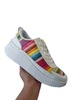 women's willow woven sneakers in rainbow