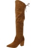 reda womens faux suede cold weather over-the-knee boots