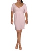 plus womens comfy short t-shirt dress