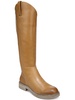 fable womens leather round toe knee-high boots