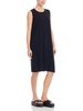 womens crewneck sleeveless midi dress