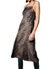 womens animal print long slip dress