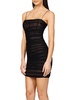 womens stretch mesh mini dress