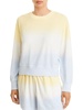 womens colorblock french terry sweatshirt