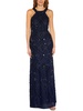 womens lace long evening dress