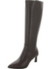 daytona womens faux leather heels knee-high boots