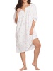 women's rosebud brushed cotton waltz nightgown