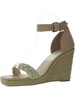 womens faux leather open toe wedge sandals