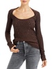 womens scoop neck ribbed pullover sweater