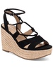 tiinsley womens ankle strap strappy wedge sandals