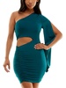 womens party one-shoulder mini dress