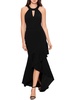 womens keyhole long evening dress