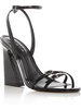 womens patent round toe ankle strap