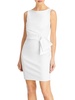 yazhi ra womens gathered mini sheath dress