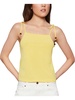 womens tie shoulder square neck tank top