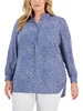 plus womens blouse