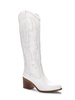 upwind western boot in white