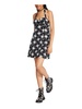 womens halter mini fit & flare dress