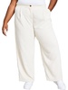 plus womens corduroy pleated trouser pants