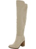 kyrie womens suede water repellent knee-high boots