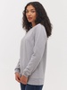 afra quilted crew neck sweatshirt