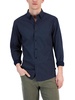 mens slim fit stretch button-down shirt