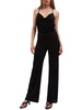 covet womens sheer polyester jumpsuit