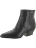 womens leather pointed toe ankle boots