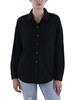 jack womens collar three quarter sleeve button-down top