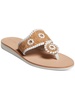 boating jacks womens cork leather thong sandals