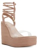 devonteriel womens wedges ankle wedge heels