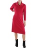 womens cowl neck knee sweaterdress