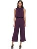 womens drapey crepe jumpsuit