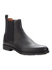 alan 6230181 men's black goat grained leather chelsea boots