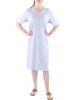 womens v-neck knee t-shirt dress