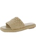 rumi womens woven square toe slide sandals