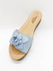 napoli slide on sandal in blue