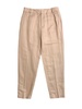 women's linen blend lady pants in tan