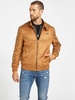 troy faux-suede flight jacket