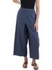 womens cropped cotton wide leg pants