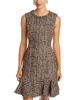 womens tweed mini sheath dress