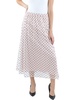 womens midi mesh a-line skirt