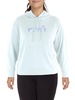 plus womens gym fitness hoodie