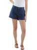 womens mini frayed hem casual shorts