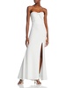 womens bow long evening dress