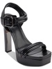 jaysha womens leather strappy heels