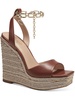 caden womens chain wedge espadrilles