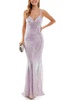 juniors womens sequined long evening dress