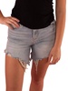 dylan frayed hem shorts in light wash