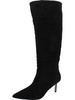 lexington womens suede pointed toe knee-high boots